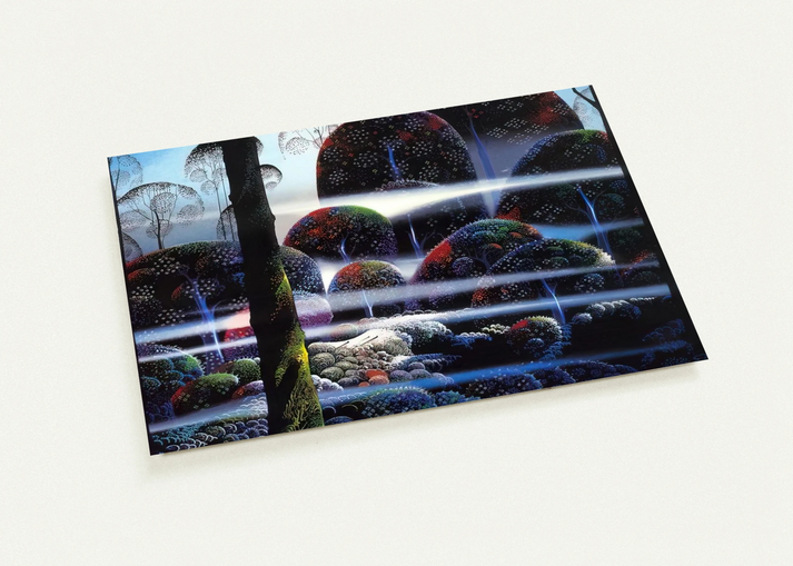 Beyond Paradise By Eyvind Earle Pack of 10 Post Cards | Eyvind Earle Post Cards | A6 (10.5 x 14.8 cm) - 4.1 x 5.8 inches