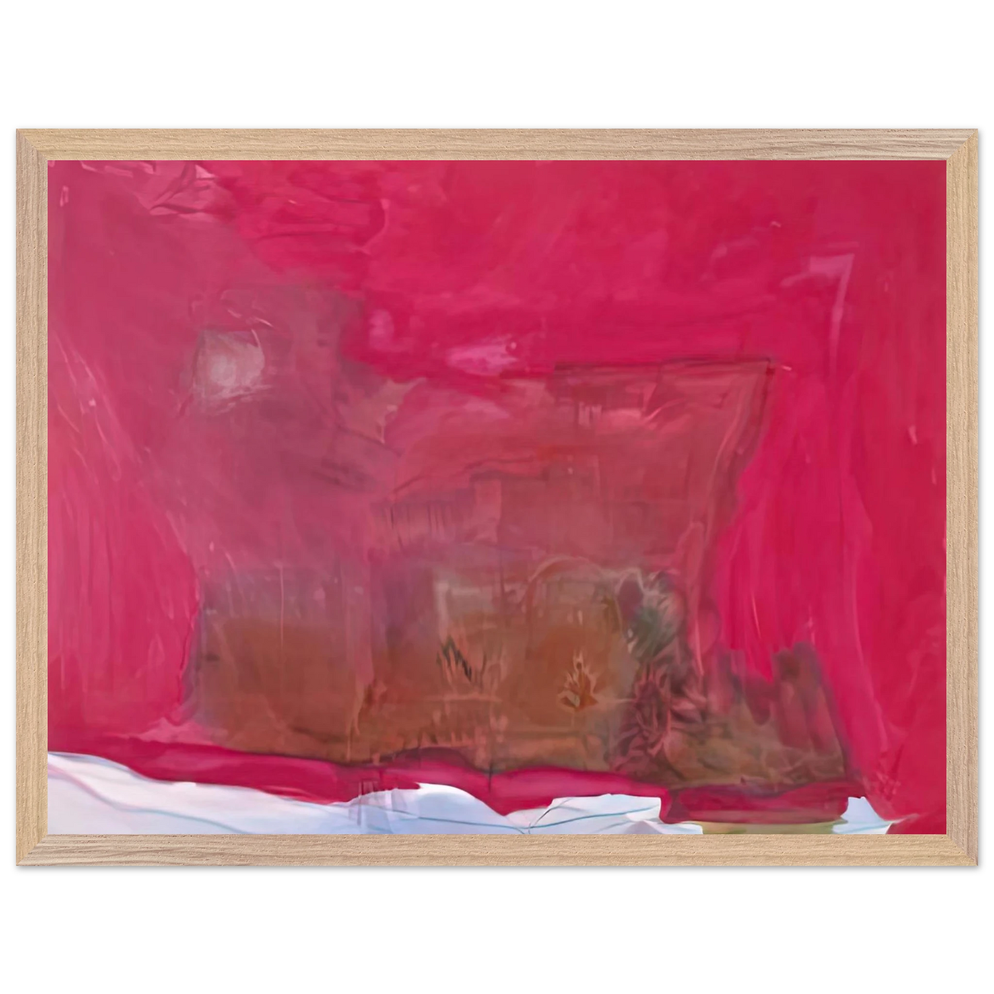 Helen Frankenthaler - Renaissance, 1971- Wall Art - 60x80 cm / 24x32 inches - Premium Wooden Framed Poster With Fine Art Paper - Wood frame