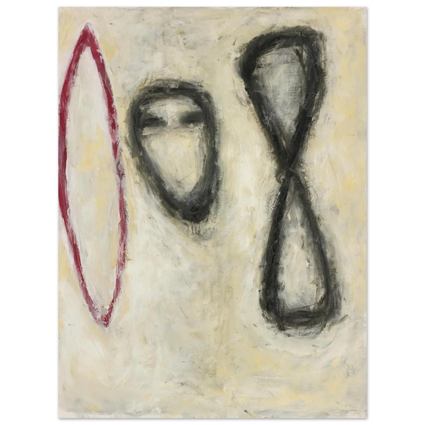 Susan Rothenberg - TRIPLE FORM 1982 Fine Art Poster - Default Title