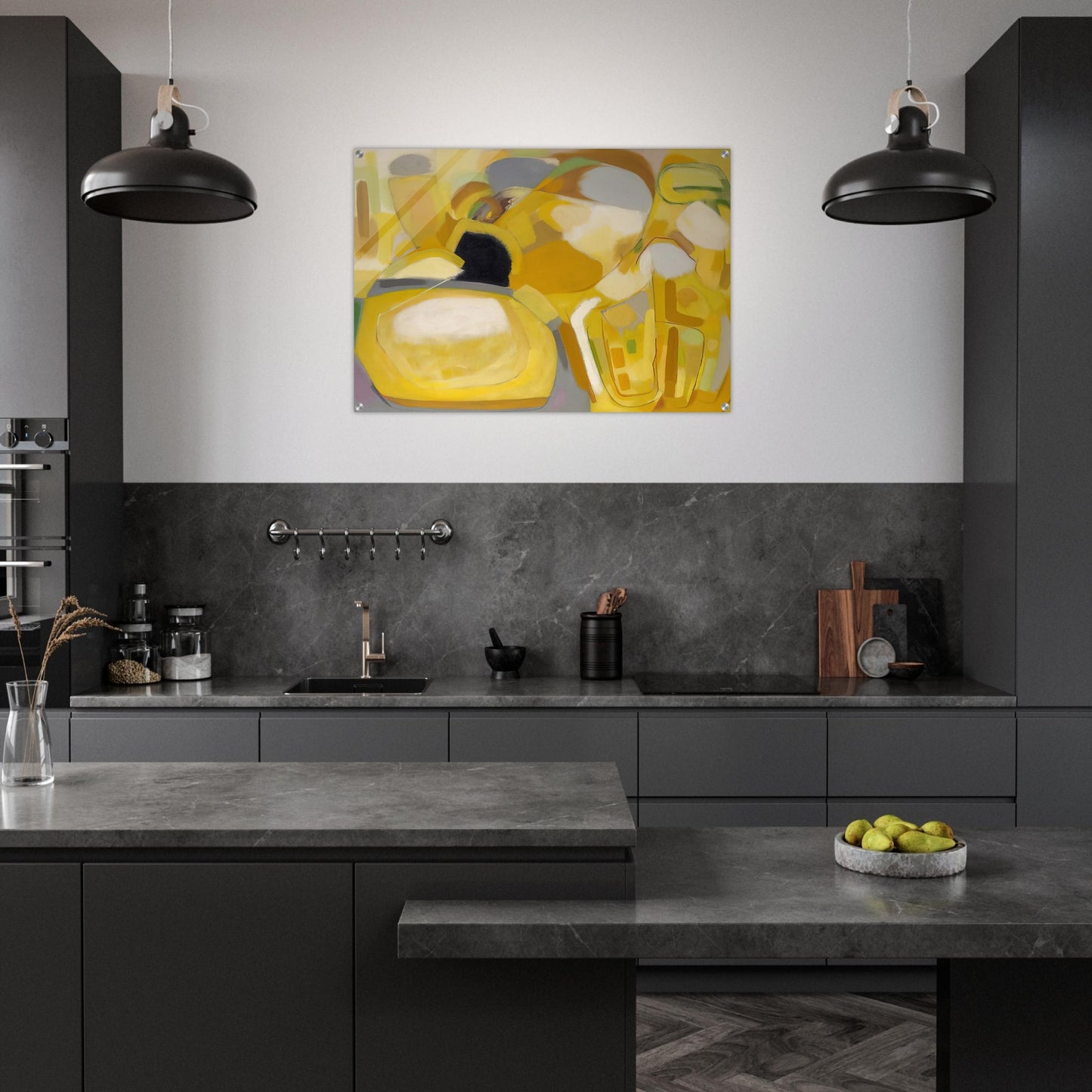 Desert Landscape - 1951 - John Ferren Acrylic Print - 70x100 cm / 28x40″ inches | John Ferren Wall Art | John Ferren Prints