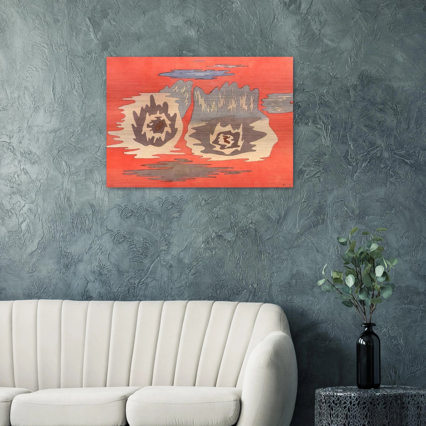 THE PLACE OF THE TWINS 1929 - Paul Klee Brushed Aluminum Print - 70x100 cm / 28x40 inches | Paul Klee Aluminum Print | Paul Klee Prints