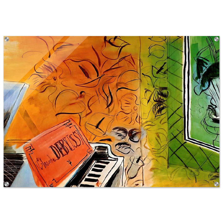 HOMAGE TO CLAUDE DEBUSSY 1952 - Raoul Dufy Acrylic Print - 70x100 cm / 28x40″ inches