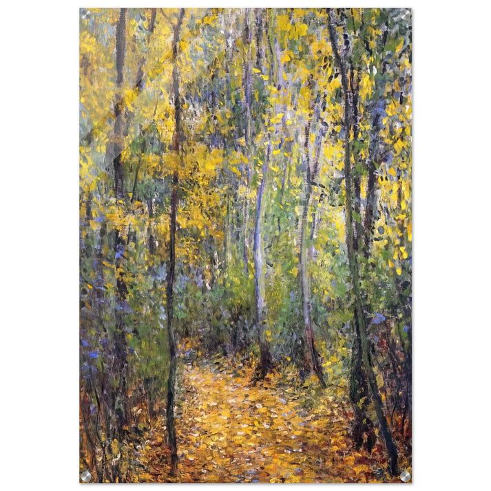 Wood Lane - claude monet Acrylic Print - 70x100 cm / 28x40″ inches