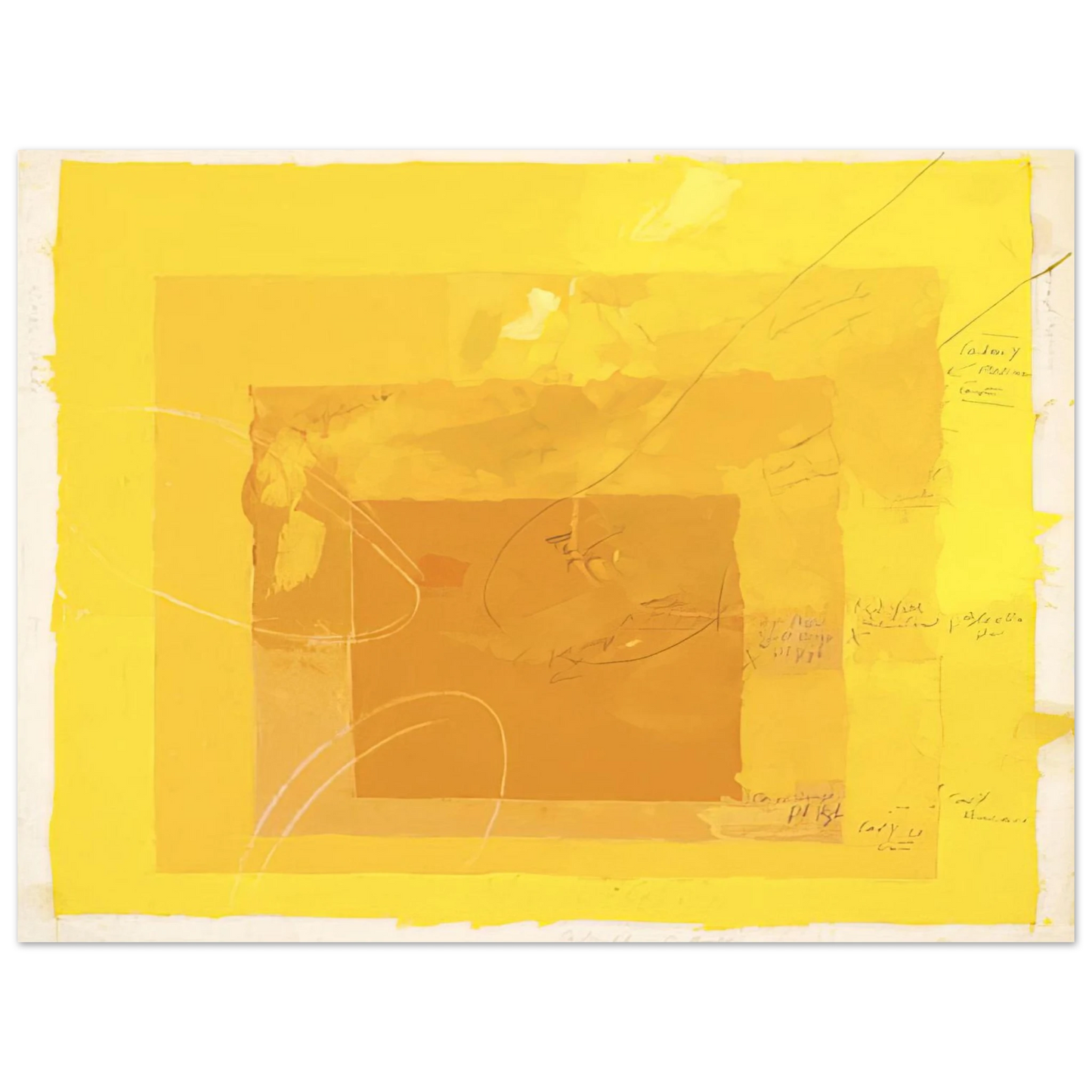 Josef Albers - STUDY FOR HOMAGE TO THE SQUARE Fine Art Poster - Default Title