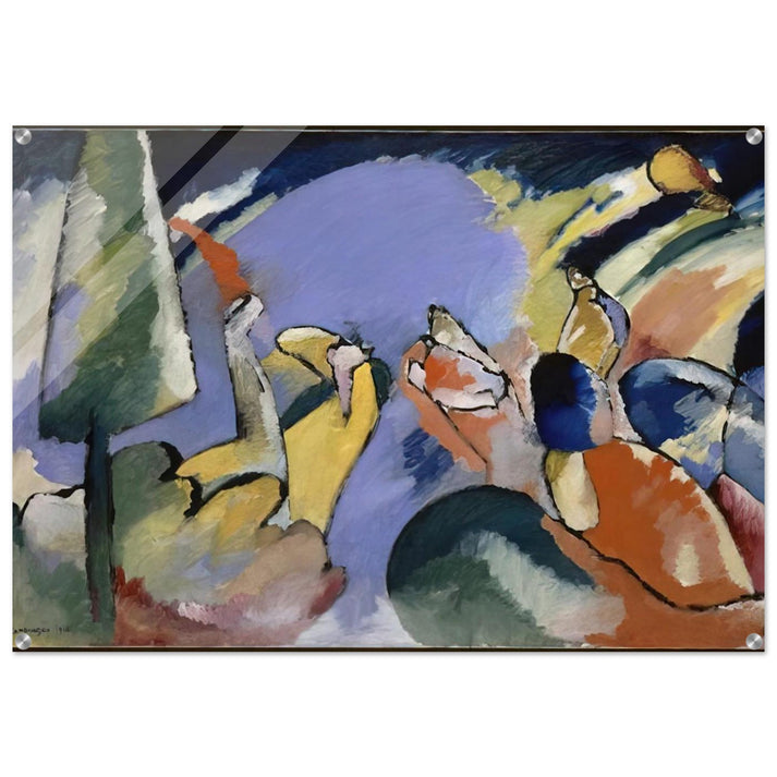 IMPROVISATION XIV 1910 - Wassily Kandinsky Acrylic Print - 70x100 cm / 28x40″ inches