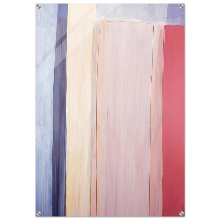 Trains and Oceans - 1973 - Ronnie Landfield Acrylic Print - 70x100 cm / 28x40″ inches | Ronnie Landfield Wall Art | Ronnie Landfield Prints