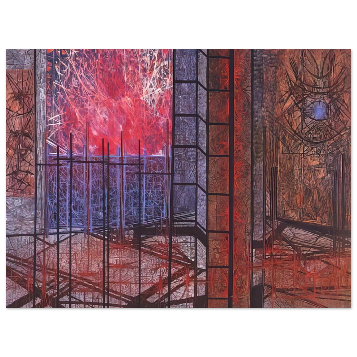 Jimmy Ernst - Chronicle - 1964 75x100 cm / 30x40inches Fine Art Poster