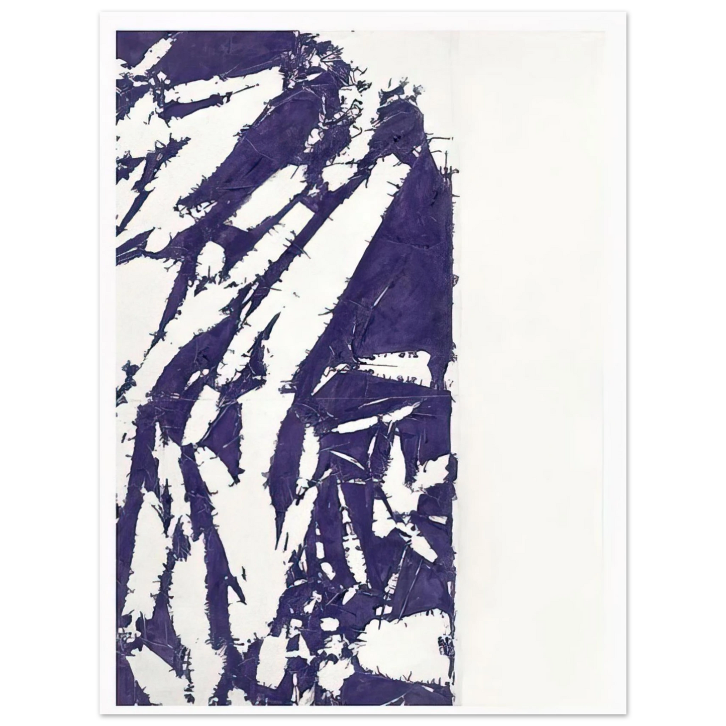 Simon Hantai - Laissée - 1995 Fine Art Poster - Default Title