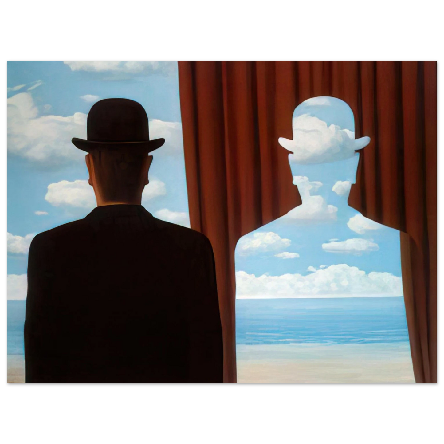 Rene Magritte - DECALCOMANIA 1966 Fine Art Poster - Default Title
