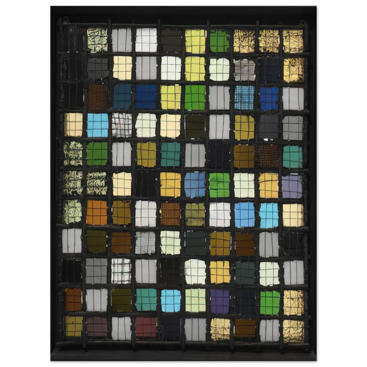 Josef Albers - GRID MOUNTED 1921 75x100 cm / 30x40inches Fine Art Poster