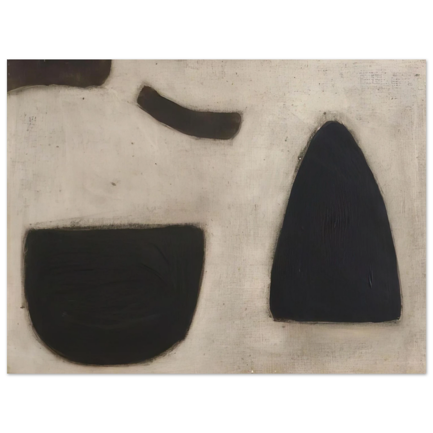 William Scott - Message Obscure I - 1965 Fine Art Poster - Default Title