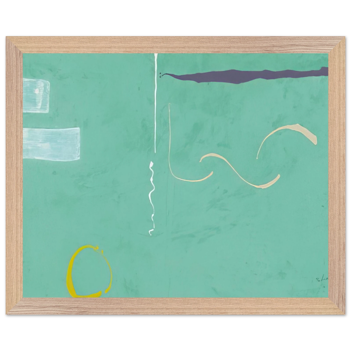 Helen Frankenthaler - Tahiti - 1989 Wall art - 28x43 cm / XL (11x17 inches) - Fine Art Poster - -