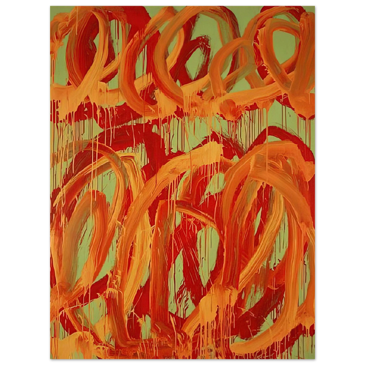 Cy Twombly - Camino Real IV 75x100 cm / 30x40inches Fine Art Poster