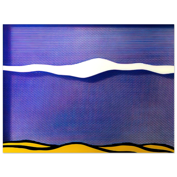Roy Lichtenstein - ARCTIC LANDSCAPE 1964 75x100 cm / 30x40inches Fine Art Poster