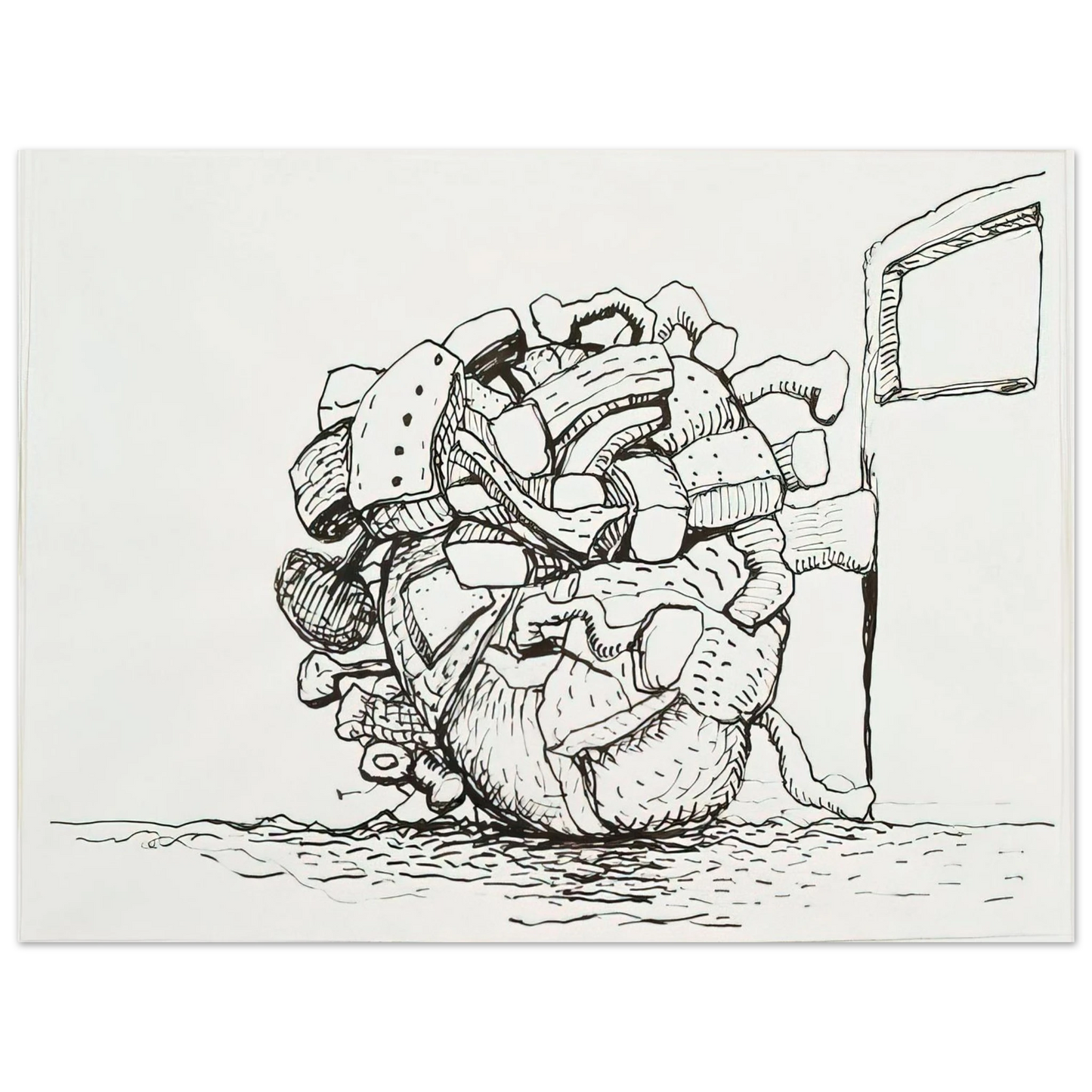 Philip Guston - UNTITLED 1 Fine Art Poster - Default Title