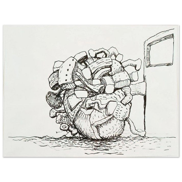 Philip Guston - UNTITLED 1 75x100 cm / 30x40inches Fine Art Poster