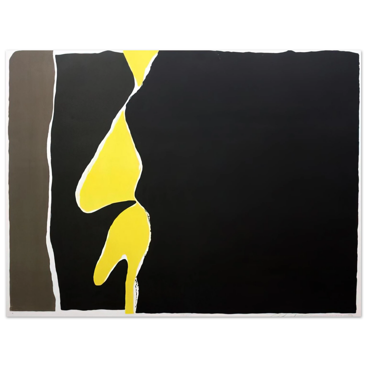 Adja Yunkers - Hommage to the First Monk Immolating Himself in Saigon - 1966 Fine Art Poster - Default Title