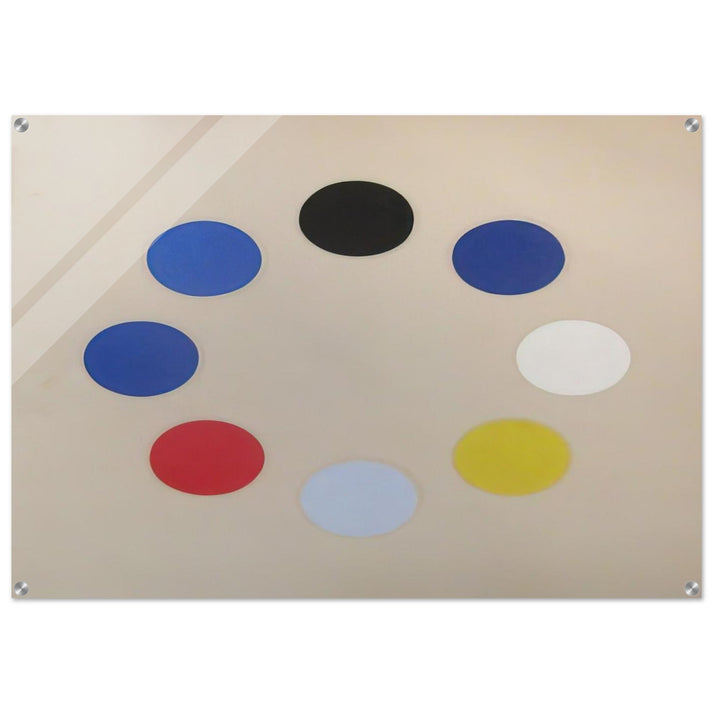 Untitled Black Star - 1965 - Thomas Downing Acrylic Print - 70x100 cm / 28x40″ inches