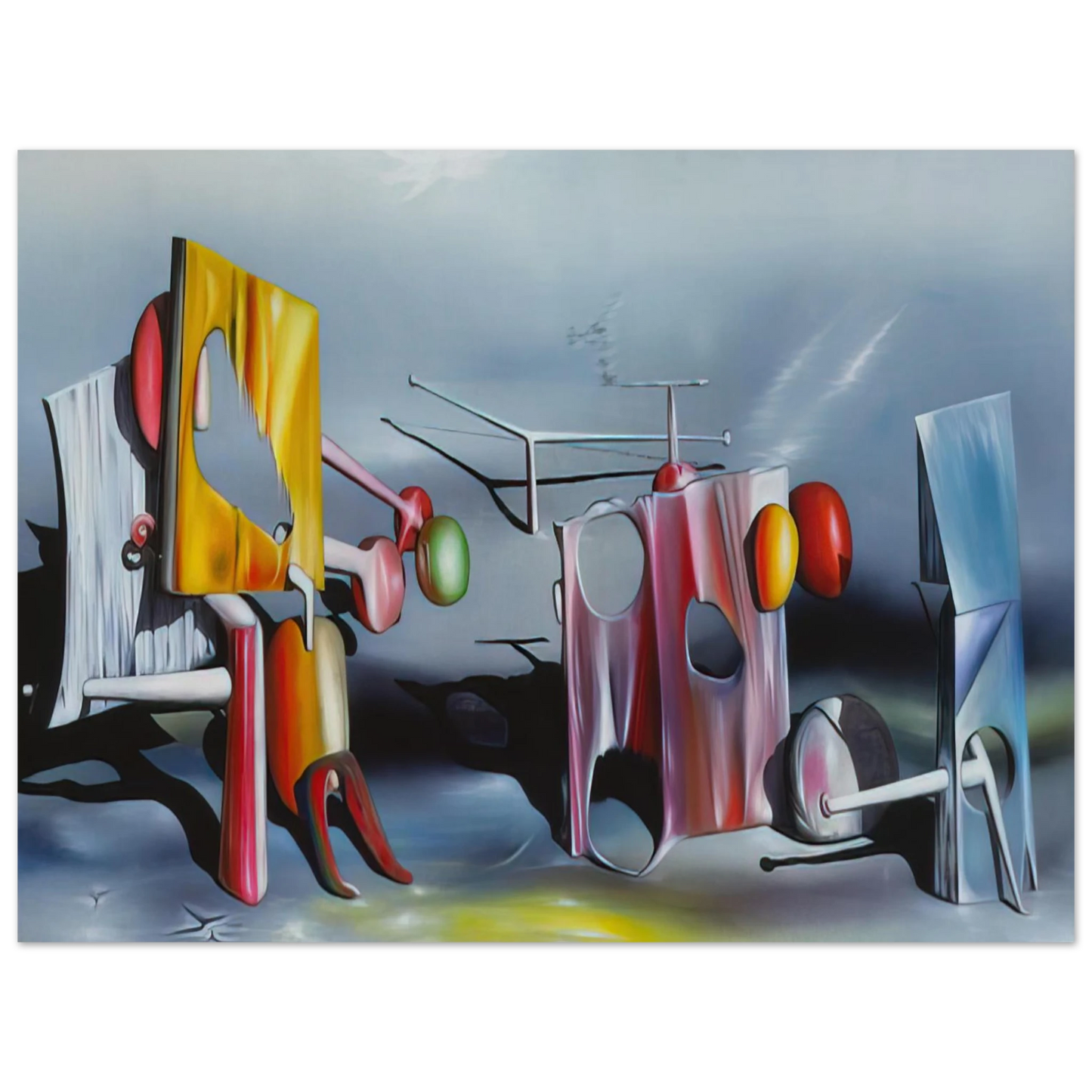 Yves Tanguy - Reply to Red Fine Art Poster - Default Title