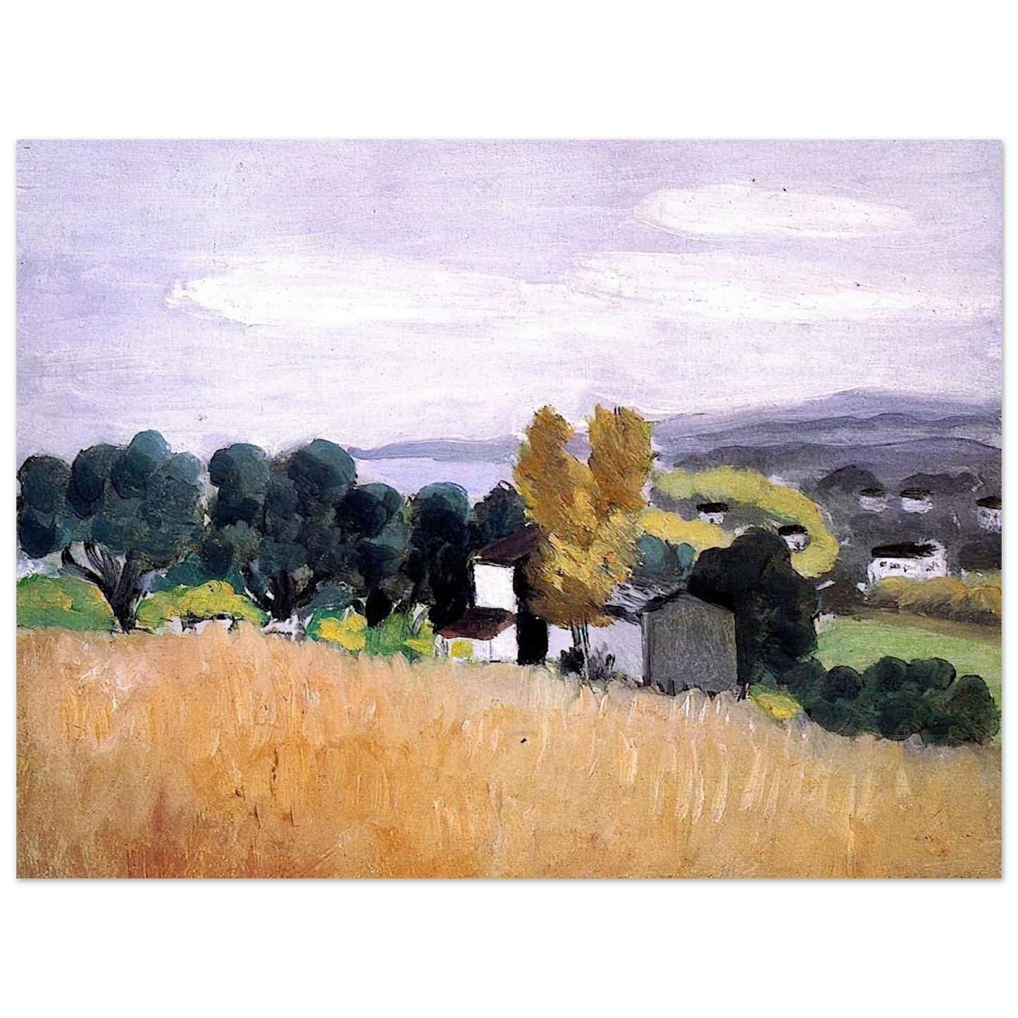 Henri Matisse - AUTUMN IN CAGNES 1918 Fine Art Poster - Default Title
