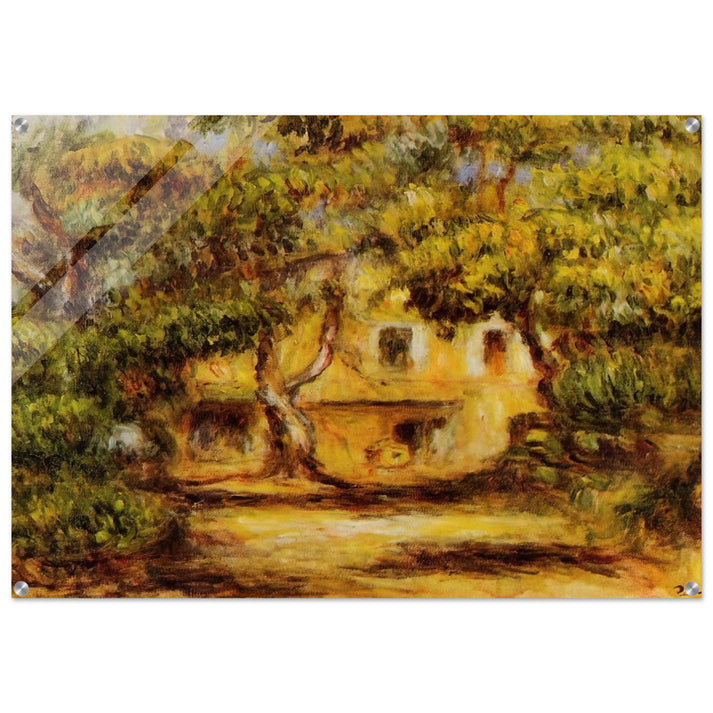 The Farm at Collettes - Pierre-Auguste Renoir Acrylic Print - 70x100 cm / 28x40″ inches