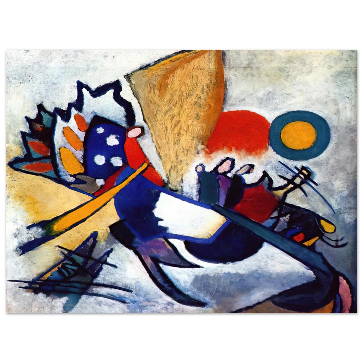 Wassily Kandinsky - IMPROVISATION 209 1917 Fine Art Poster - Default Title