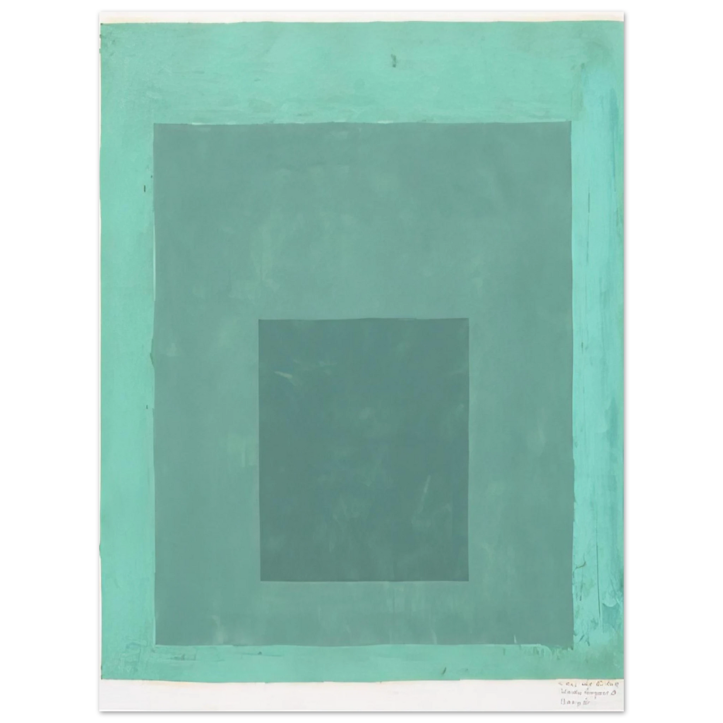 Josef Albers - STUDY FOR HOMAGE TO THE SQUARE 1 Fine Art Poster - Default Title