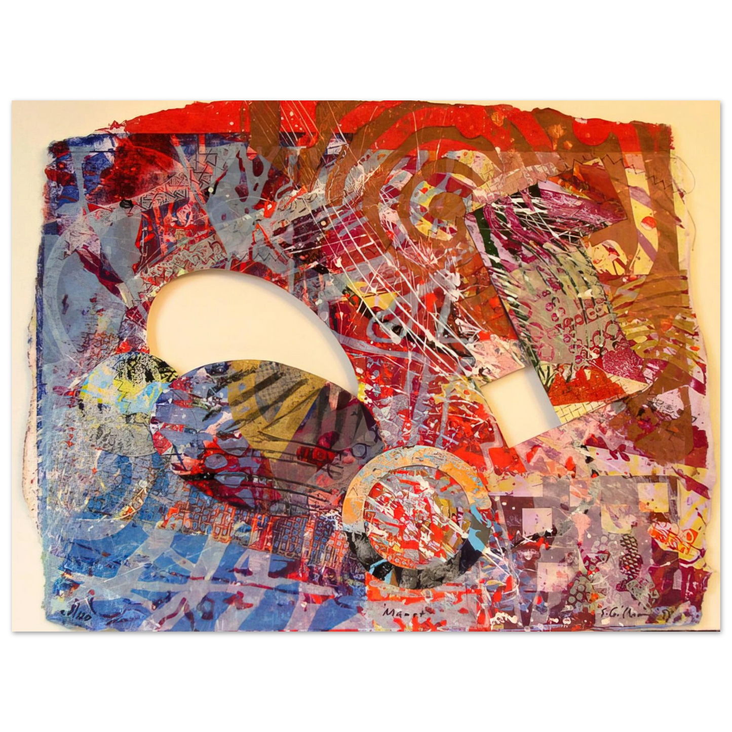 Sam Gilliam - Manet III Fine Art Poster - Default Title