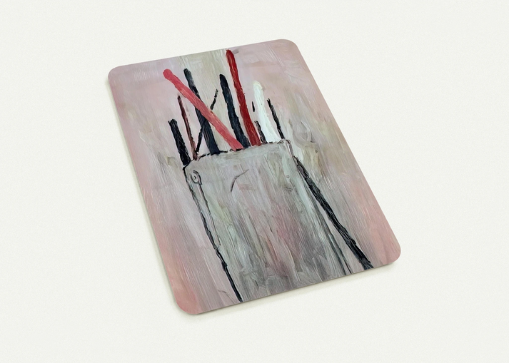 BRUSHES 1969 By Philip Guston Pack of 10 Post Cards | Philip Guston Post Cards | A6 (10.5 x 14.8 cm) - 4.1 x 5.8 inches