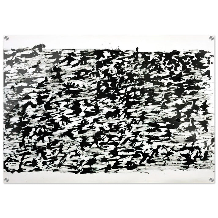 Untitled Chinese Ink Drawing - 1961 - Henri Michaux Acrylic Print - 70x100 cm / 28x40″ inches