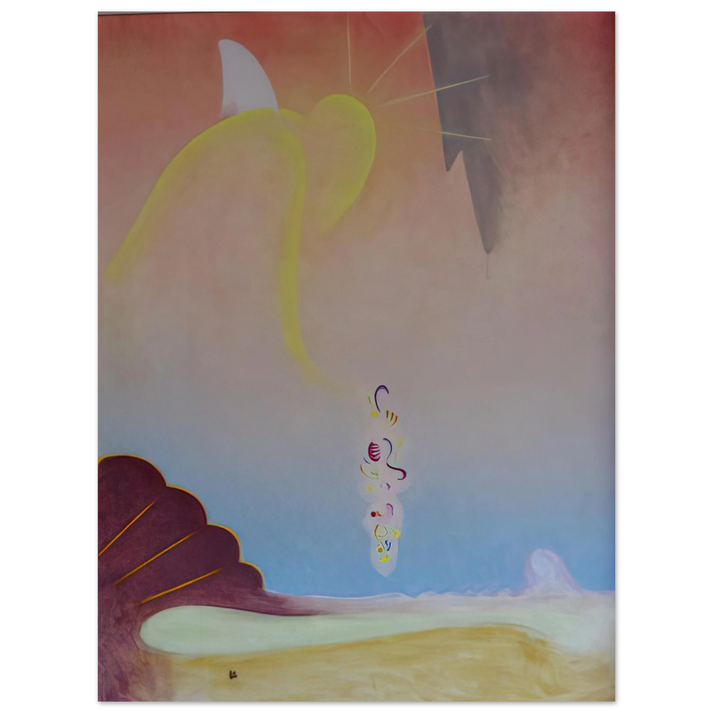 Agnes Lawrence Pelton - First Spring Garland - Precisionism 75x100 cm / 30x40inches Fine Art Poster