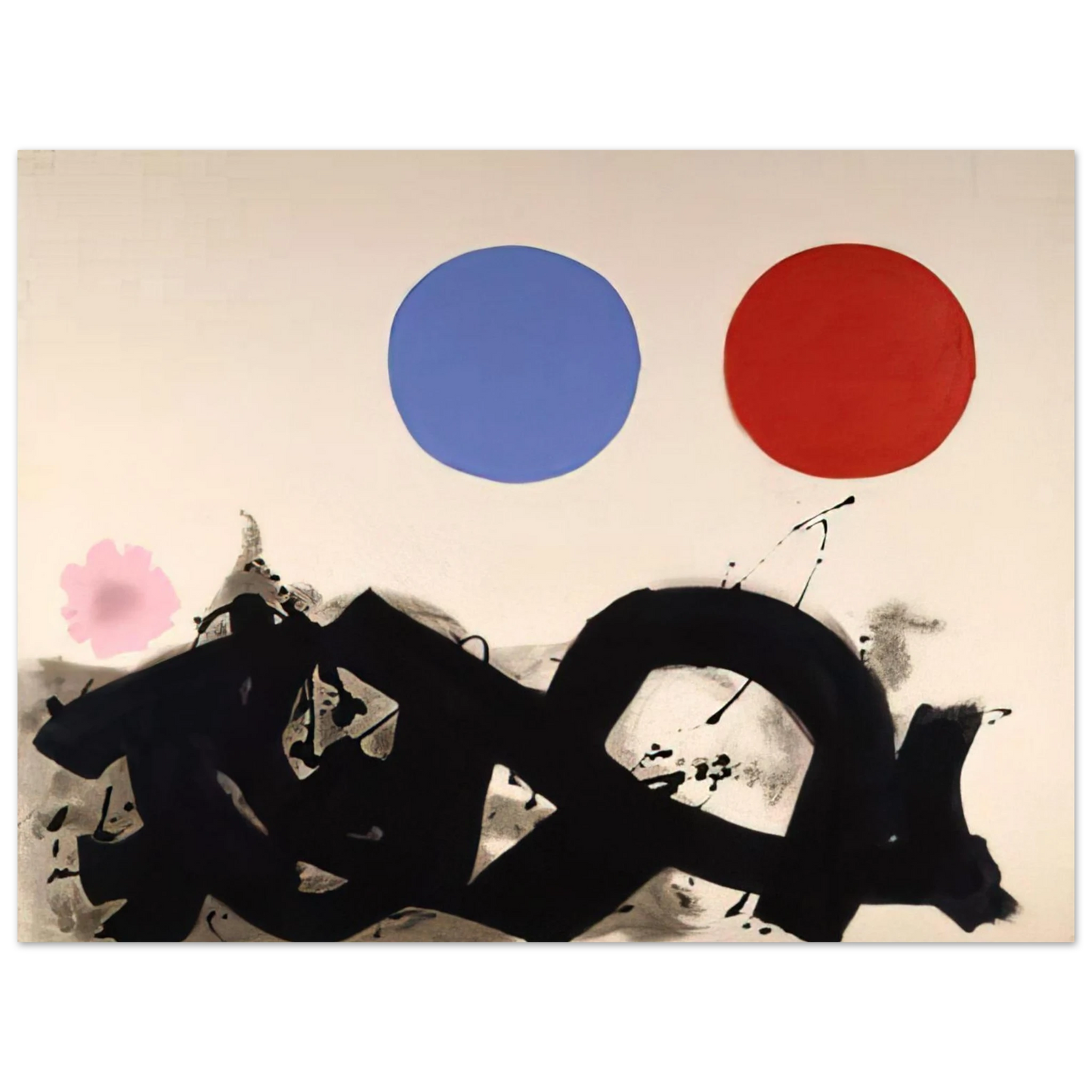 Adolph Gottlieb - Rolling - 1961 Fine Art Poster - Default Title