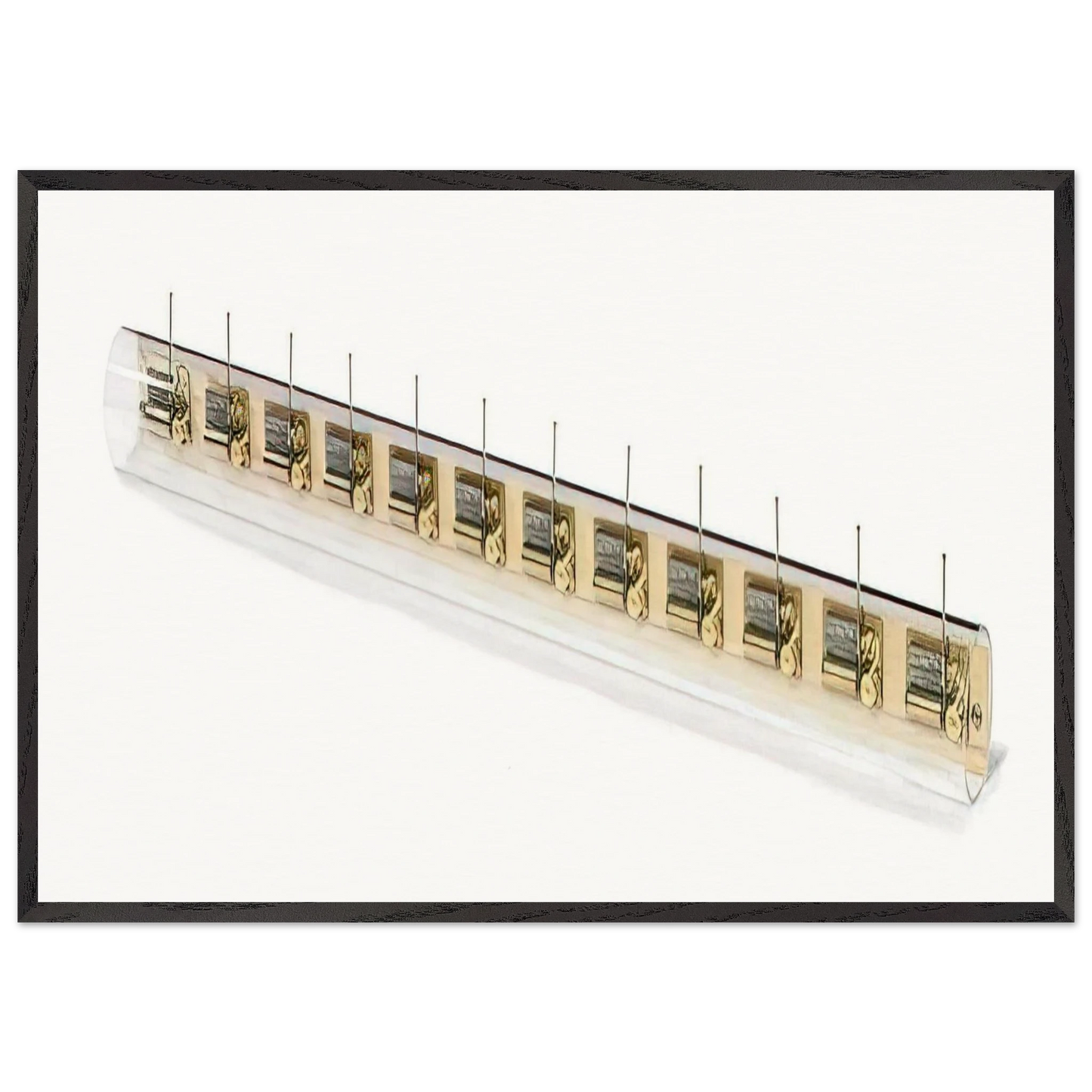 Extended Lullaby - Neo-Dada - John Cage 70x100 cm / 28x40 inches Framed Art Print – Black Wooden Frame