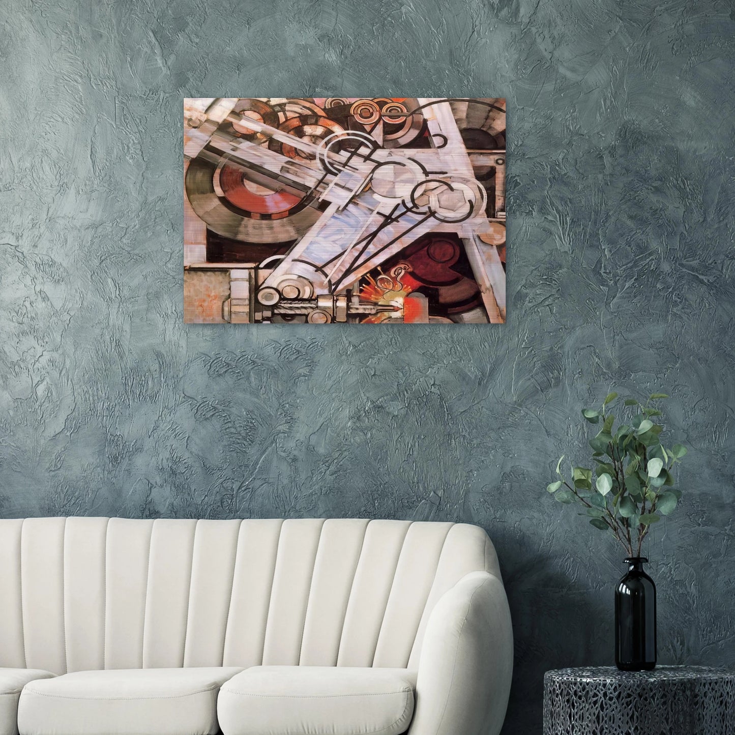 Drill - Frantisek Kupka Brushed Aluminum Print - 70x100 cm / 28x40 inches | Frantisek Kupka Aluminum Print | Frantisek Kupka Prints