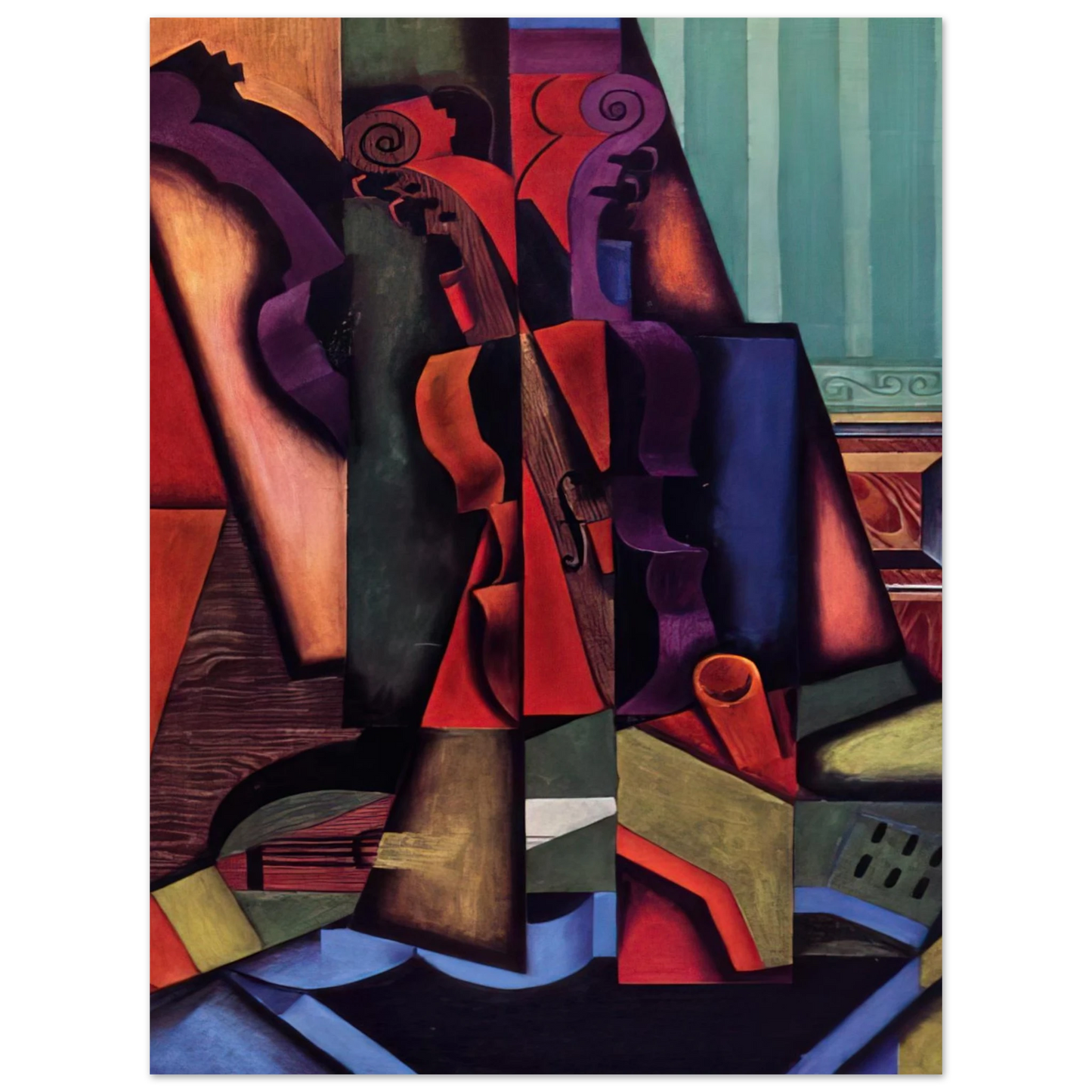 Juan Gris - VIOLIN AND GUITAR 1913 Fine Art Poster - Default Title