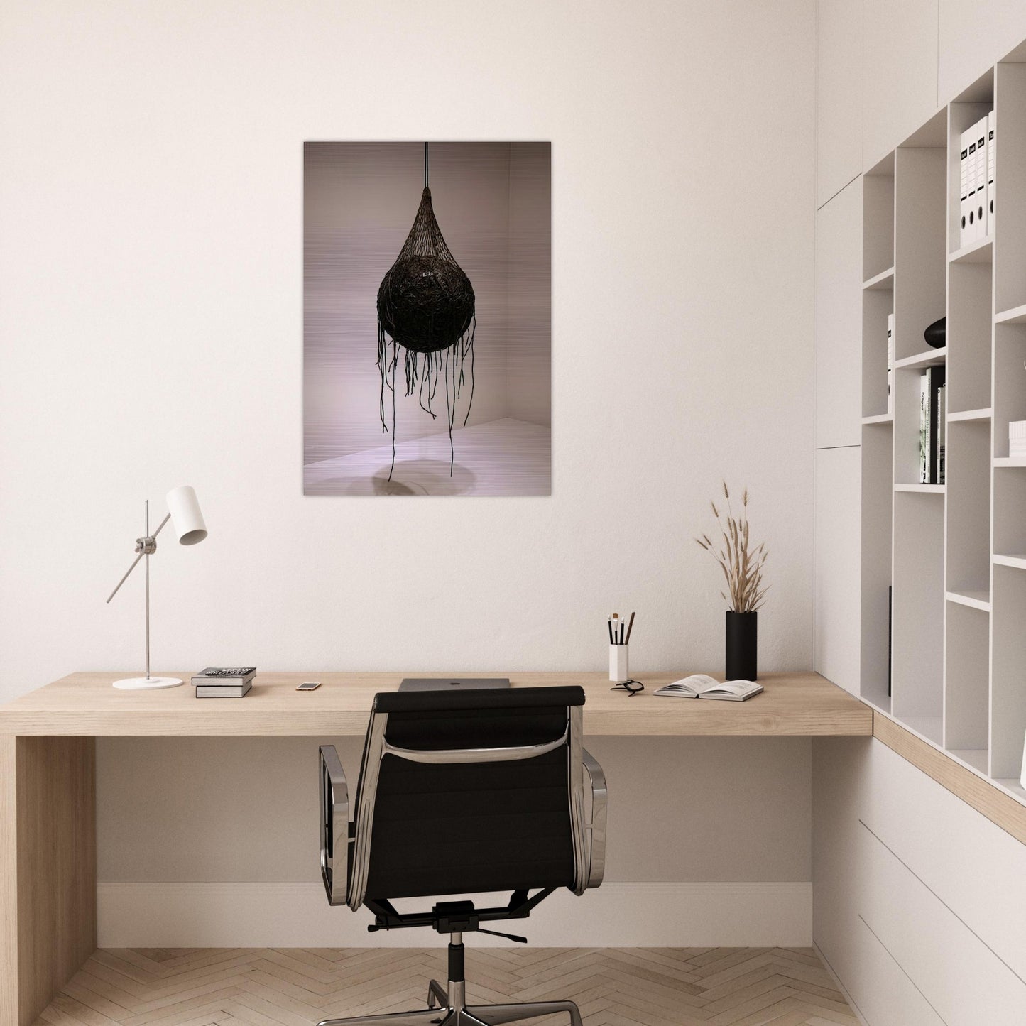 VERTIGINOUS DETOUR - Eva Hesse Brushed Aluminum Print - 70x100 cm / 28x40 inches | Eva Hesse Aluminum Print | Eva Hesse Prints