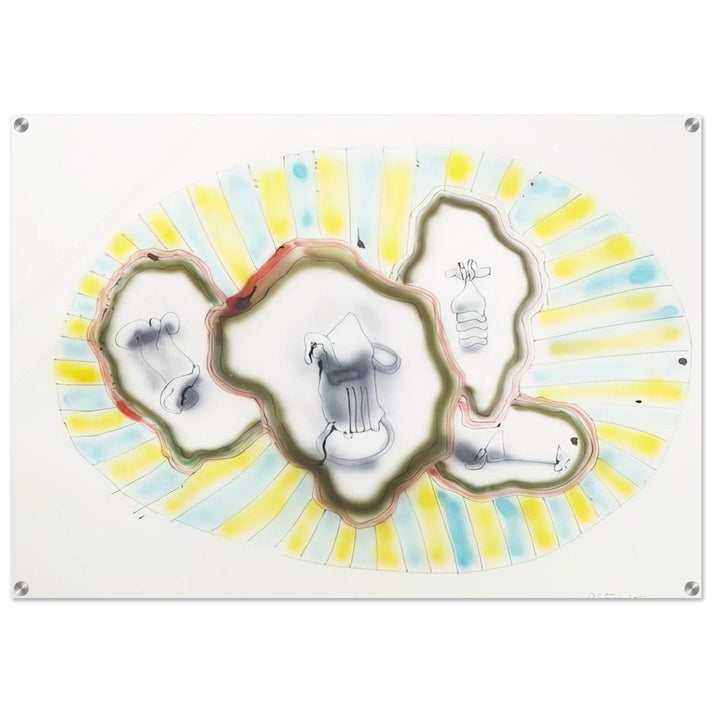 Untitled ABC 52 - 1965 - John Altoon Acrylic Print - 70x100 cm / 28x40″ inches | John Altoon Wall Art | John Altoon Prints