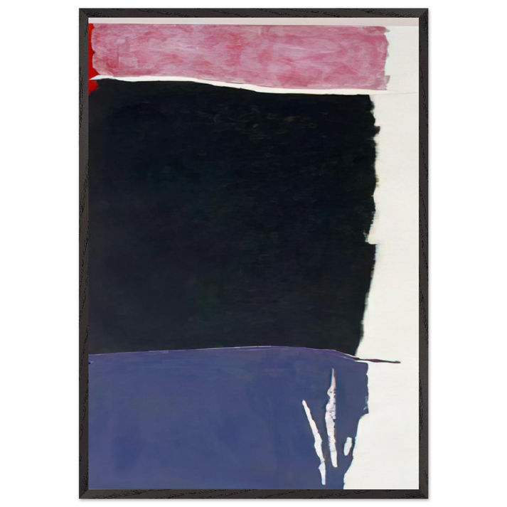 Infinity Field Lefkatos Series II - 1978 - Theodoros Stamos 70x100 cm / 28x40 inches Framed Art Print – Black Wooden Frame