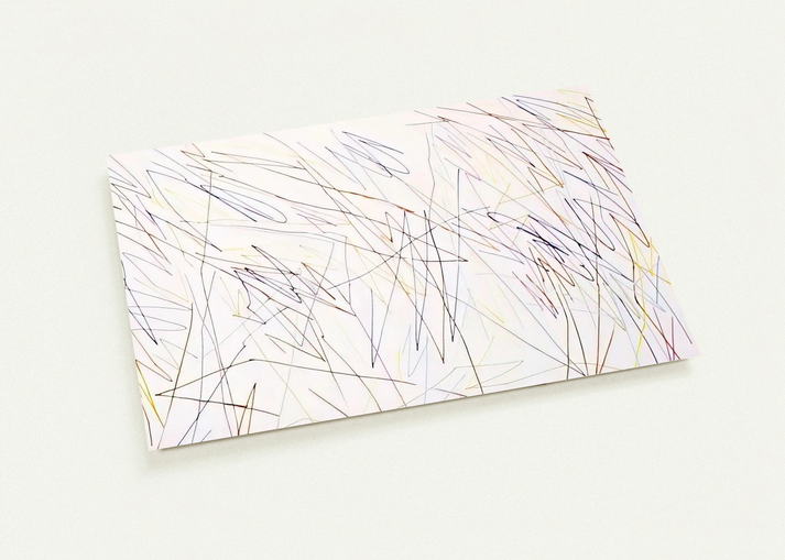 Iceberg - 1974 By Ronnie Landfield Pack of 10 Post Cards | Ronnie Landfield Post Cards | A6 (10.5 x 14.8 cm) - 4.1 x 5.8 inches