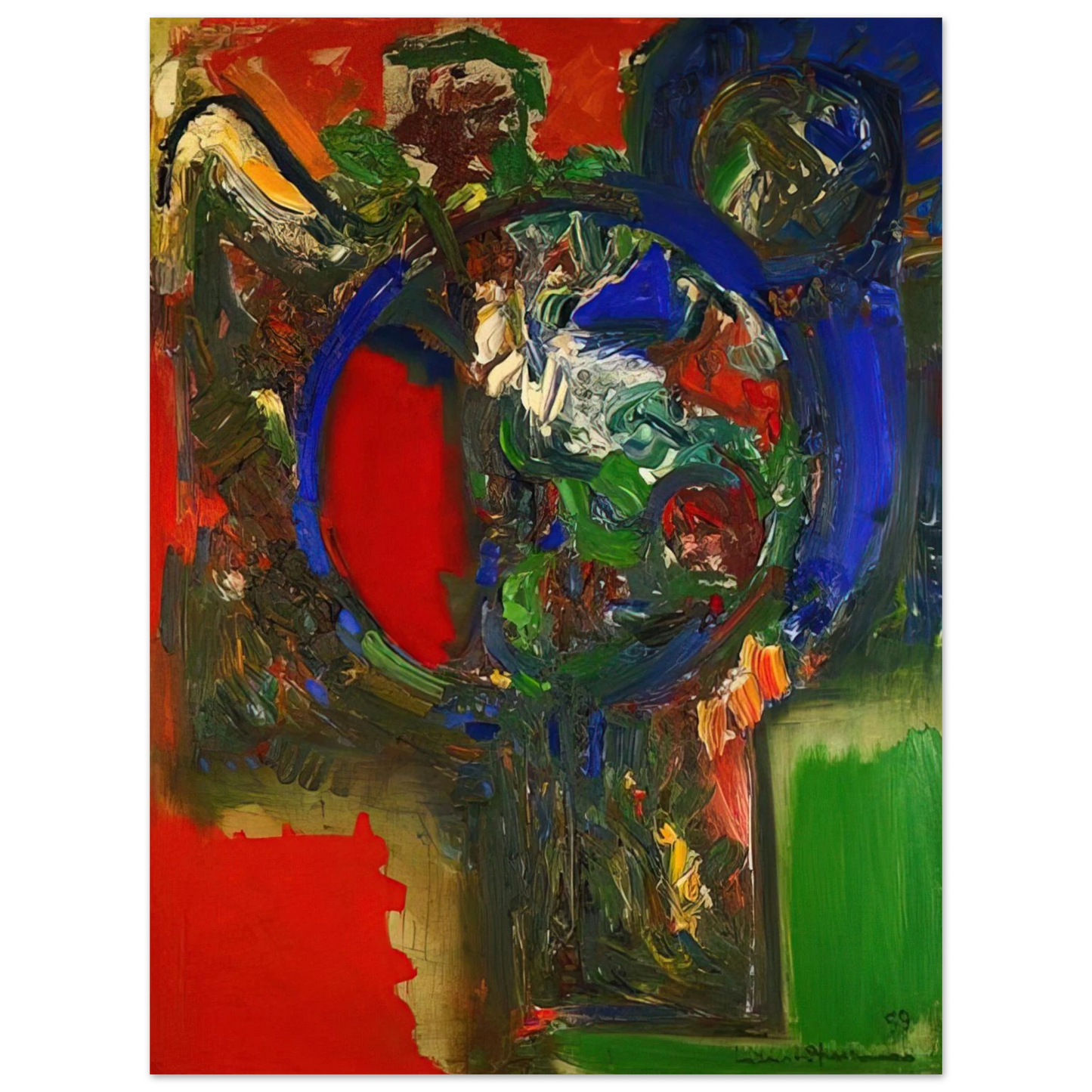 Hans Hofmann - The Bouquet Fine Art Poster - Default Title