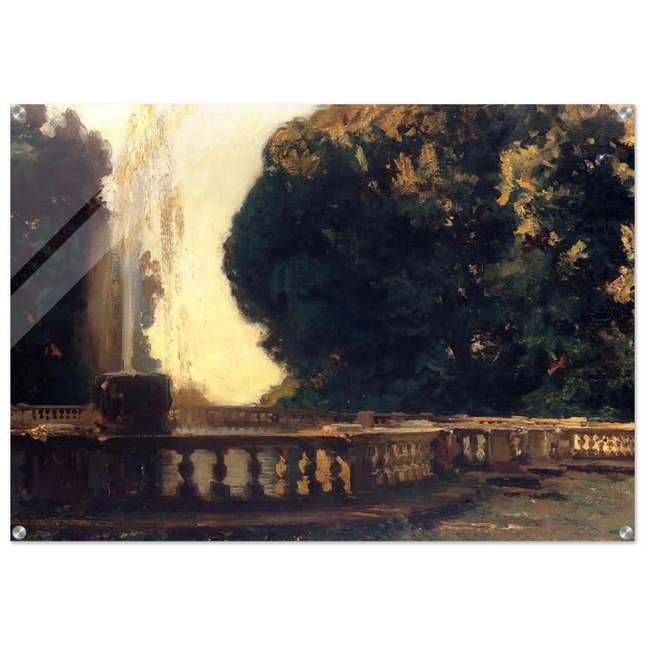 Villa Torlonia, Fountain - John Singer Sargent Acrylic Print - 70x100 cm / 28x40″ inches
