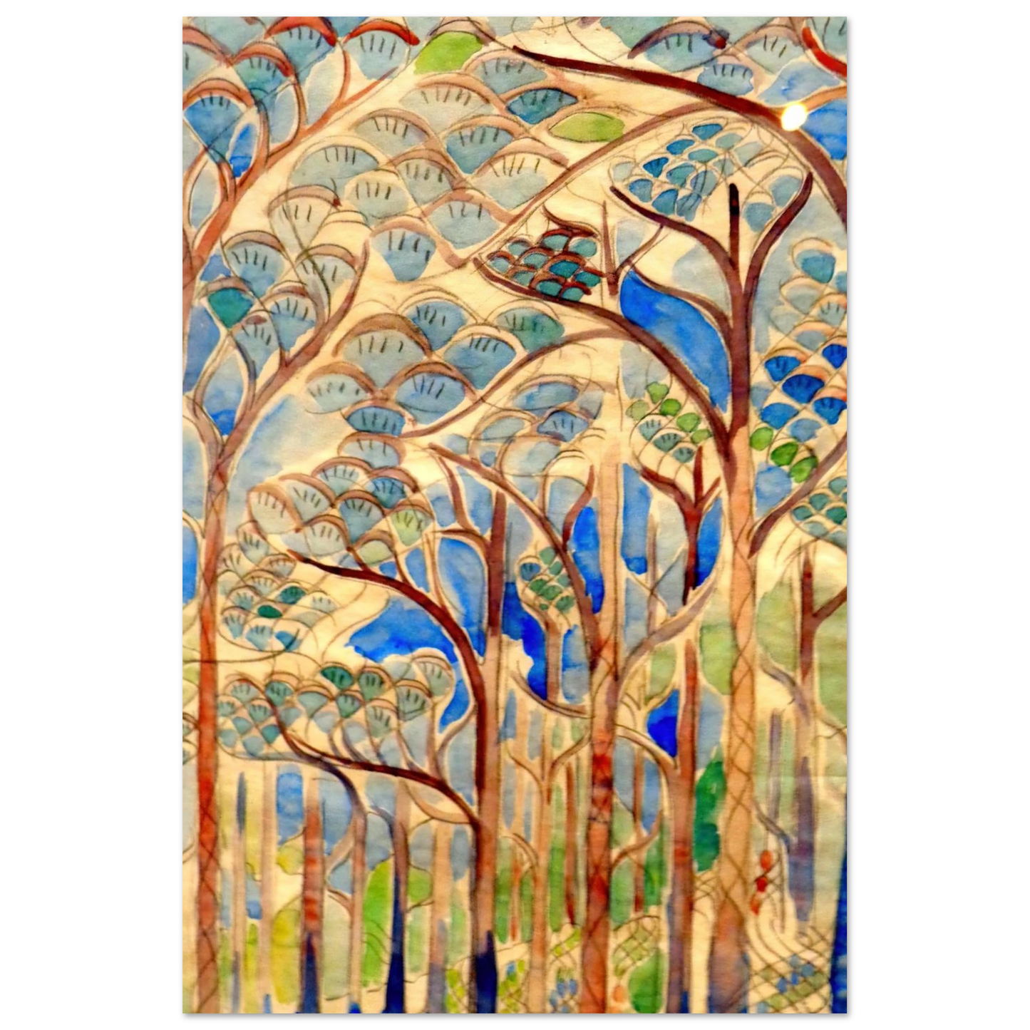 Walter Inglis Anderson - Walter Anderson Wall art - A3 (29.7 x 42 cm) - Premium Wooden Framed Poster With Fine Art Paper-canvas - Wood frame