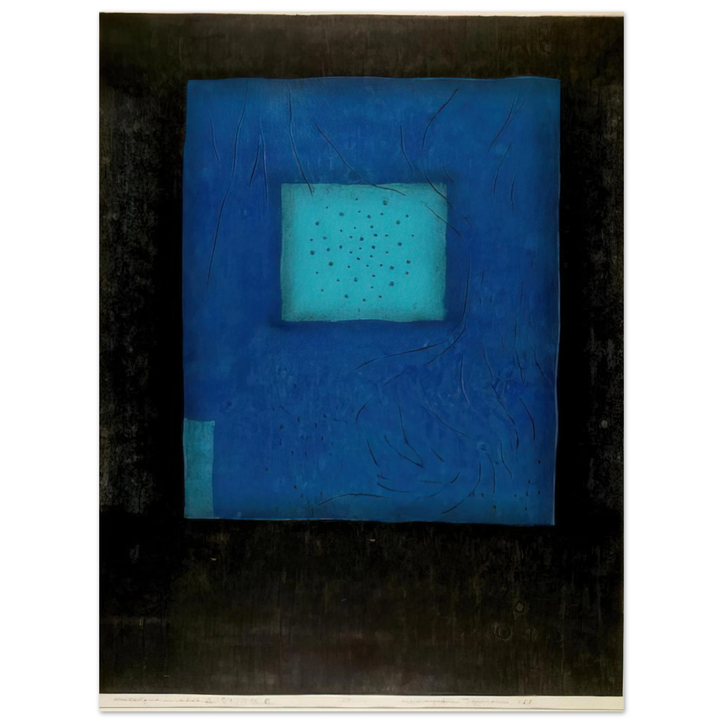 Hiroyuki Tajima - Nostalgia in Blue - 1968 Fine Art Poster - Default Title