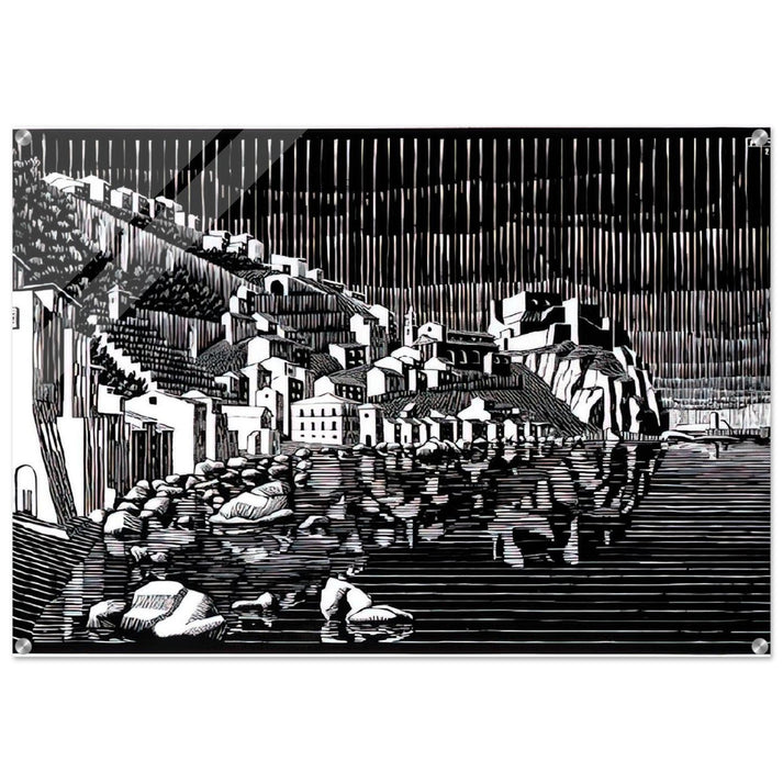 SCILLA CALABRIA FEBRUARY 1931 1931 - MC Escher Acrylic Print - 70x100 cm / 28x40″ inches | Maurits Cornelis Escher Prints