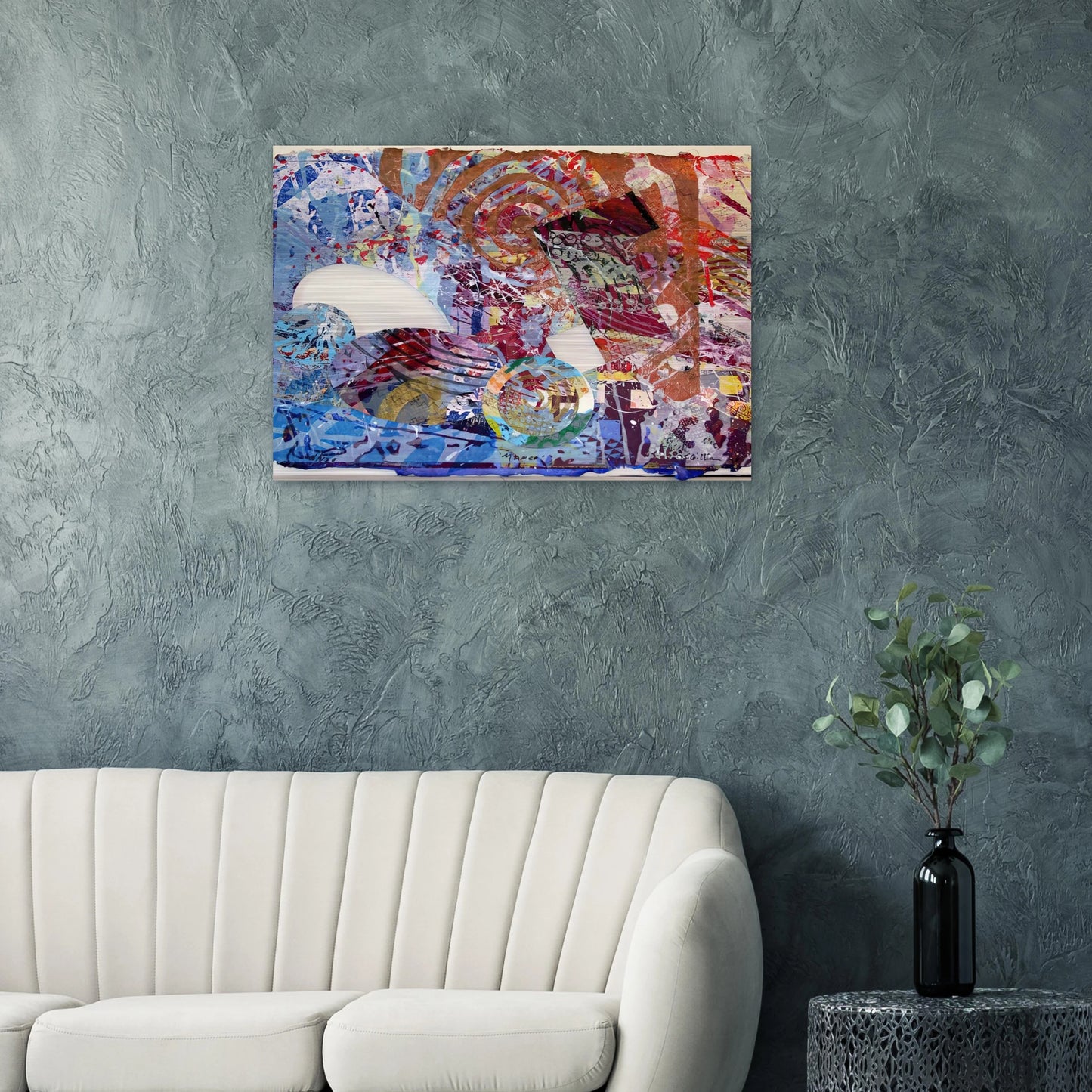 Manet II - Sam Gilliam Brushed Aluminum Print - 70x100 cm / 28x40 inches | Sam Gilliam Aluminum Print | Sam Gilliam Prints