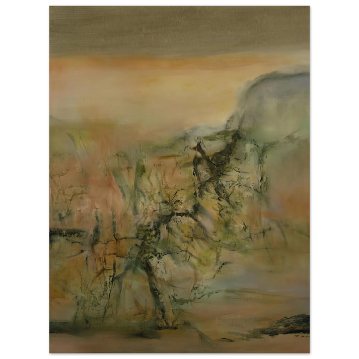 Zao Wou-Ki - 12 12 2000 2000 75x100 cm / 30x40inches Fine Art Poster