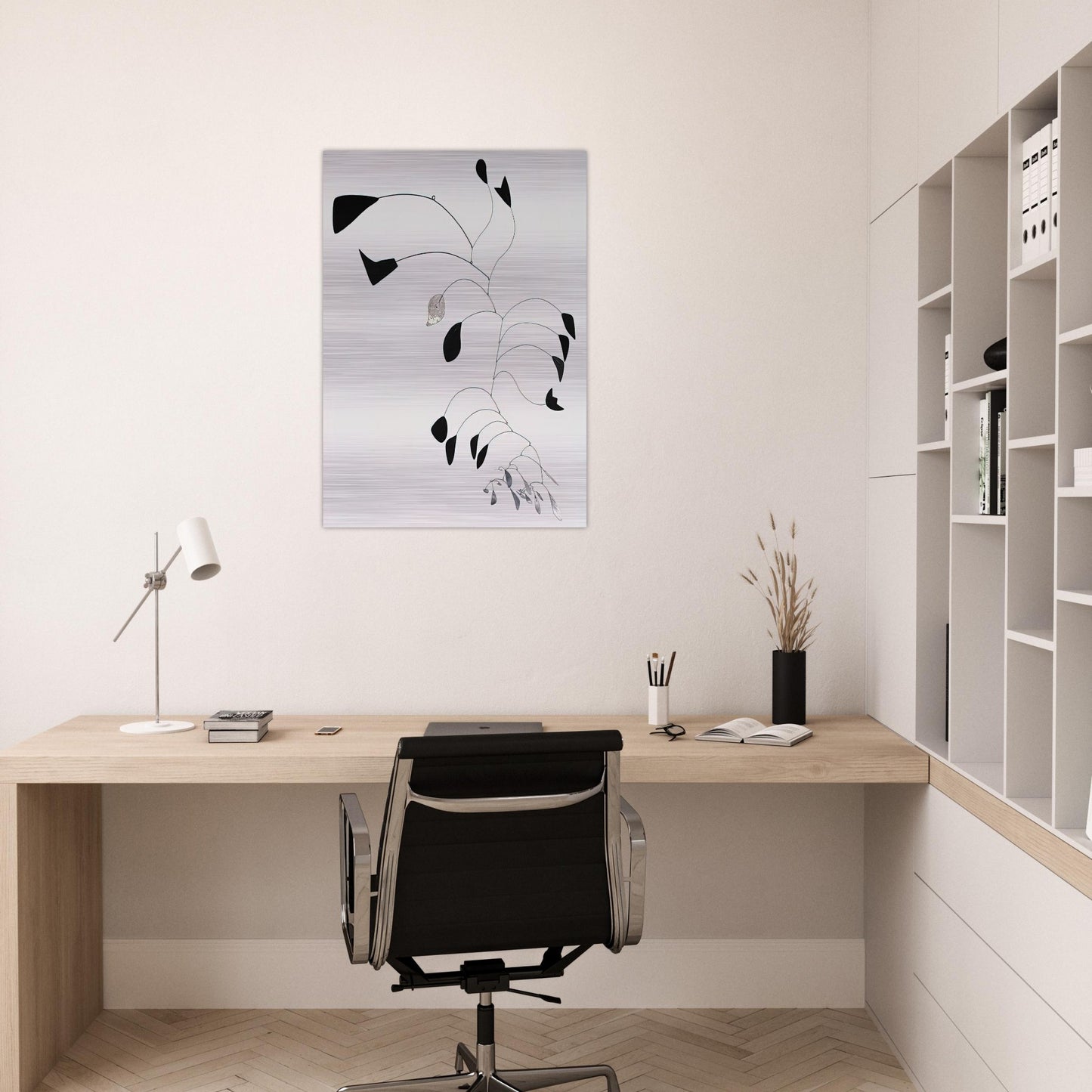 ARC OF PETALS 1941 - Alexander Calder Brushed Aluminum Print - 70x100 cm / 28x40 inches | Alexander Calder Aluminum Print | Alexander Calder Prints