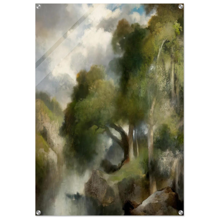California Landscape - Thomas Moran Acrylic Print - 70x100 cm / 28x40″ inches