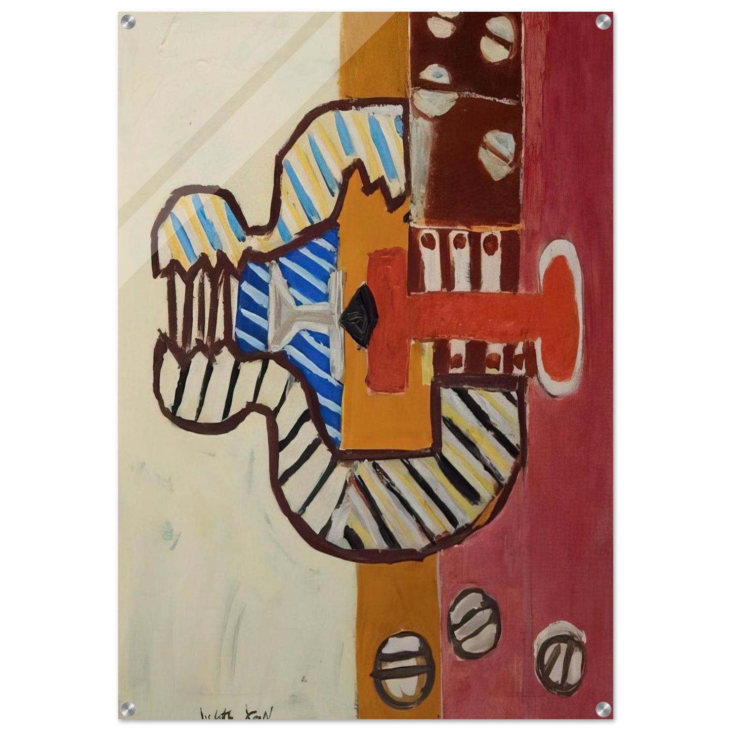 THE VALVE 1954 - Roy Lichtenstein Acrylic Print - 70x100 cm / 28x40″ inches