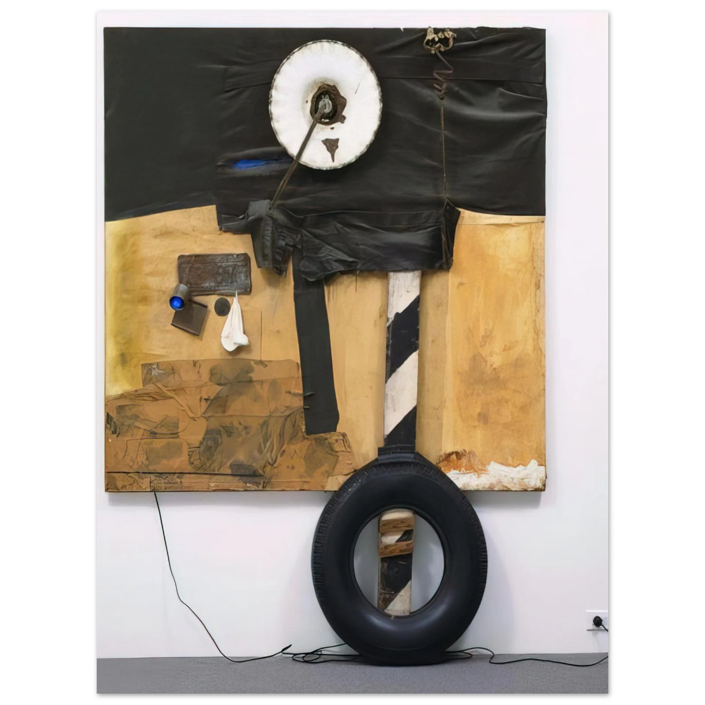 Robert Rauschenberg - FIRST LANDING JUMP 1961 Fine Art Poster - Default Title